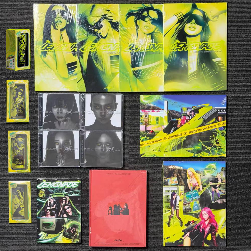 5折现货 aespa 正规2 LEMONADE Dirty Savage girls WORLD图片