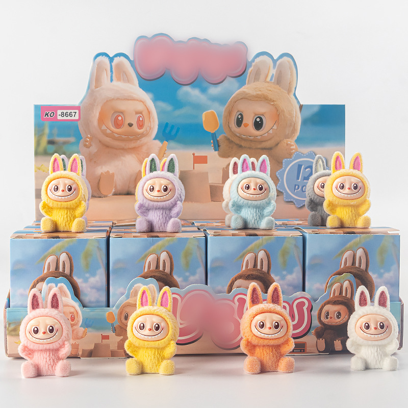 新品拉布布labubu洞洞乐盲盒戳戳