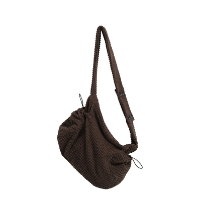 TZ killer CrossbodyBag羊羔绒肌理颗粒感斜挎包 百搭通勤单肩包