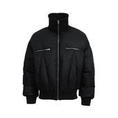 宽松百搭短款 外套保暖冬 90白鸭绒羽绒服 罗纹立领 killer