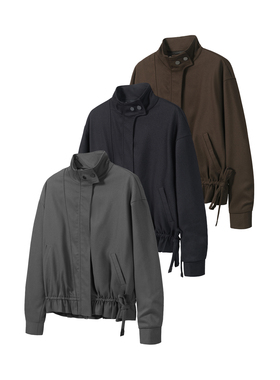 TZ killer MulticolorJacket 三色立领夹克 下摆抽绳混纺上衣外套