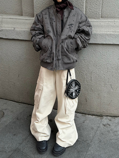 jacket Vintage killer 涂鸦棉服夹克百搭宽松外套男女棉衣