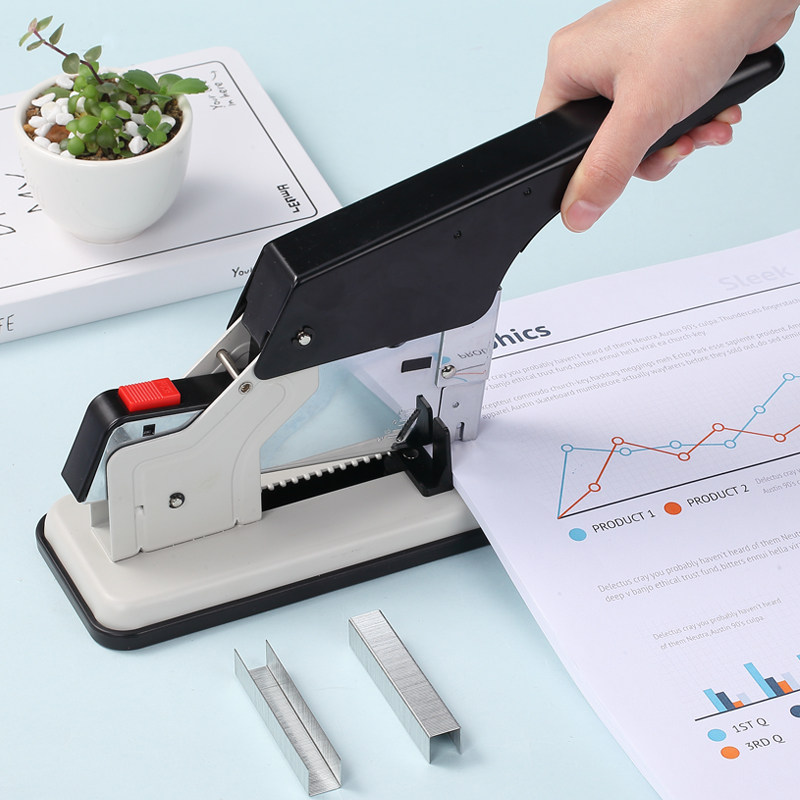 QIXIN 두꺼운 층 스테이플 대형 스테이플러용 헤비 듀티 두꺼운 층 스테이플 100 페이지 두꺼운 층 스테이플 [23|13]