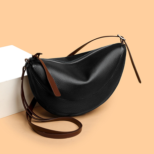 今年流行爆款真皮包包女式2025新款超火高级感头层牛皮单肩斜挎包