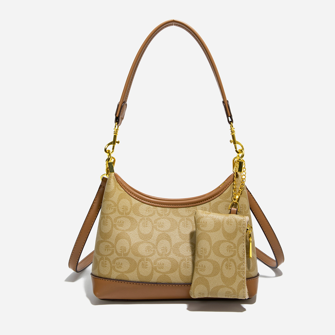 今年流行包包女式2025新款超火小众老花腋下饺子包百搭单肩斜挎包,箱包皮具/热销女包/男包,通用款女包,淘宝优惠券,粉丝福利购,淘宝优惠卷