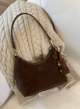 超火小包包女式2025新款小众磨砂通勤托特包高级感百搭单肩斜挎包