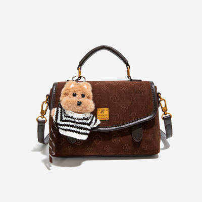 LAOYJA高级感小众洋气磨砂邮差包