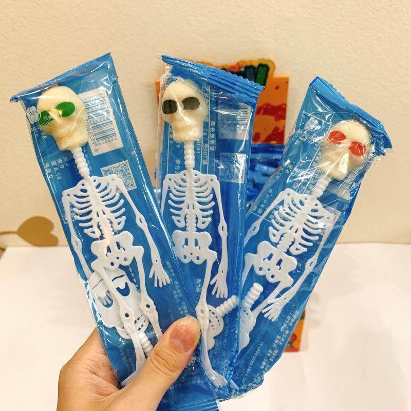 Net Red originality candy Skeleton skeleton sugar Halloween Funny candy Lollipop Children's Day gift Fruit dropin the Snacks/Nuts/Specialty , Sweets and snacks/Jelly/Pudding , Candy  category - from Buy2taobao.com to provide professional Taobao agent buy service