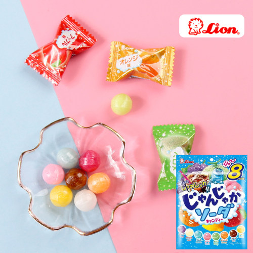 日本lion狮王什锦水果糖8种口味
