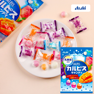 日本进口asahi朝日可尔必思乳酸菌什锦水果糖白桃果汁硬糖小零食
