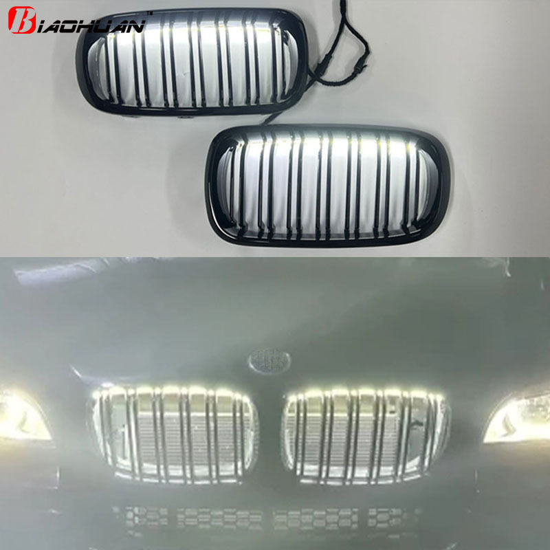 适用于宝马X3 X4 F25 F26 2014-2017款前杠进气格栅带LED发光中网图片