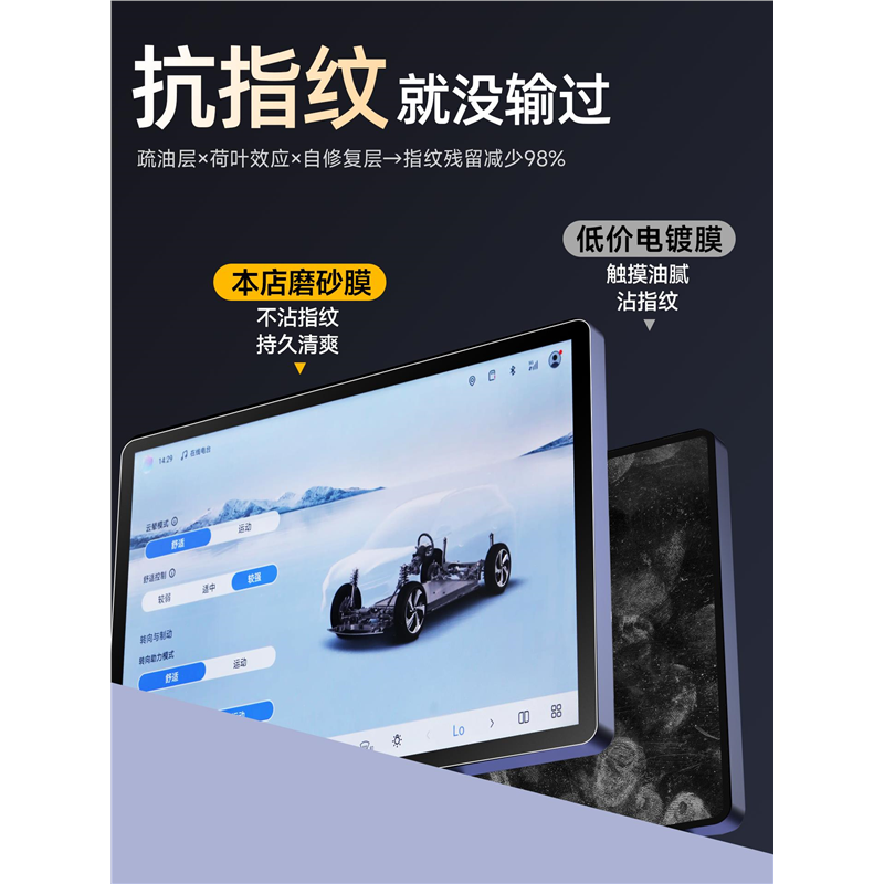 适用比亚迪海狮06ev中控屏幕dmi贴膜钢化膜汽车用品配件内饰改装