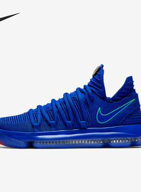 Nike/耐克正品KD 10男士低帮气垫缓震包裹性实战篮球鞋897816-402