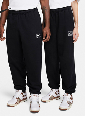 Nike/耐克正品Stüssy 男女同款加绒保暖运动长裤FN5236-010