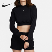 耐克正品 卫衣FN2477 春季 休闲运动长袖 010 女士圆领短款 Nike