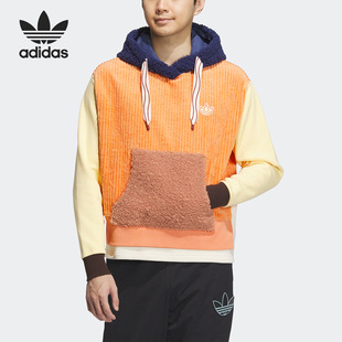 情侣运动连帽卫衣HY7255 三叶草新年款 Adidas 阿迪达斯正品