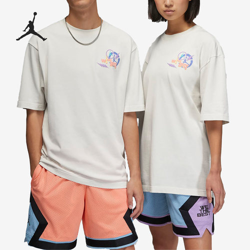 Nike/耐克正品新款Air Jordan男子运动休闲宽松短袖T恤DV7490-030