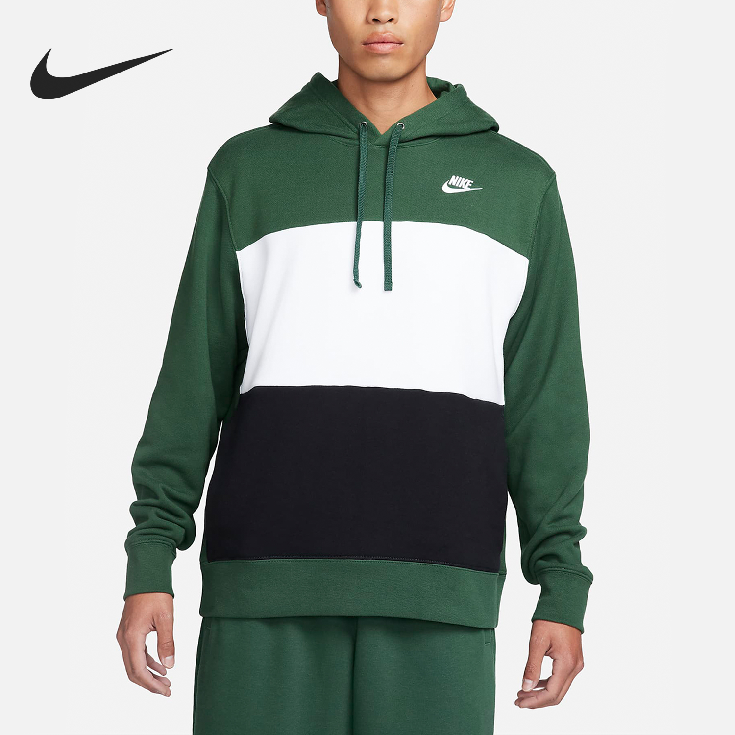 Nike/耐克正品秋季新款男士休闲运动针织连帽卫衣FB7416-323