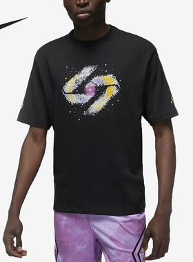 Nike/耐克正品新款男士圆领宽松透气印花短袖T恤FV3531-010