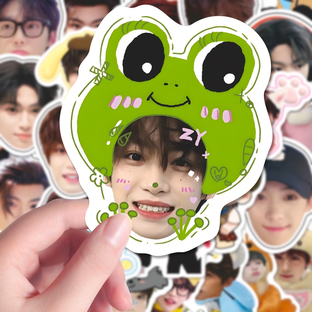 159张逆爱梓渝表情包贴纸爆款Q版创意大头贴装饰diy手机壳贴画