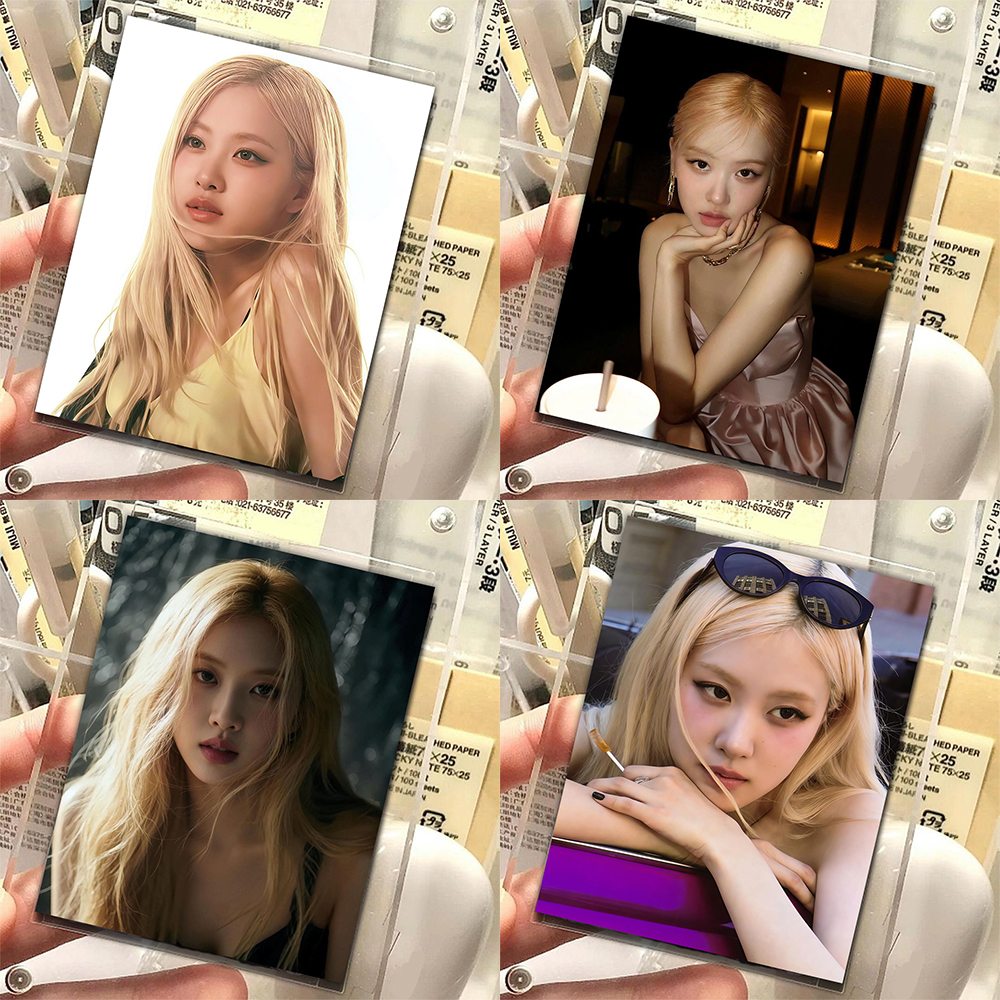 blackpink朴彩英精美小卡澳洲野玫瑰Rosé应援物料周边纪念小卡
