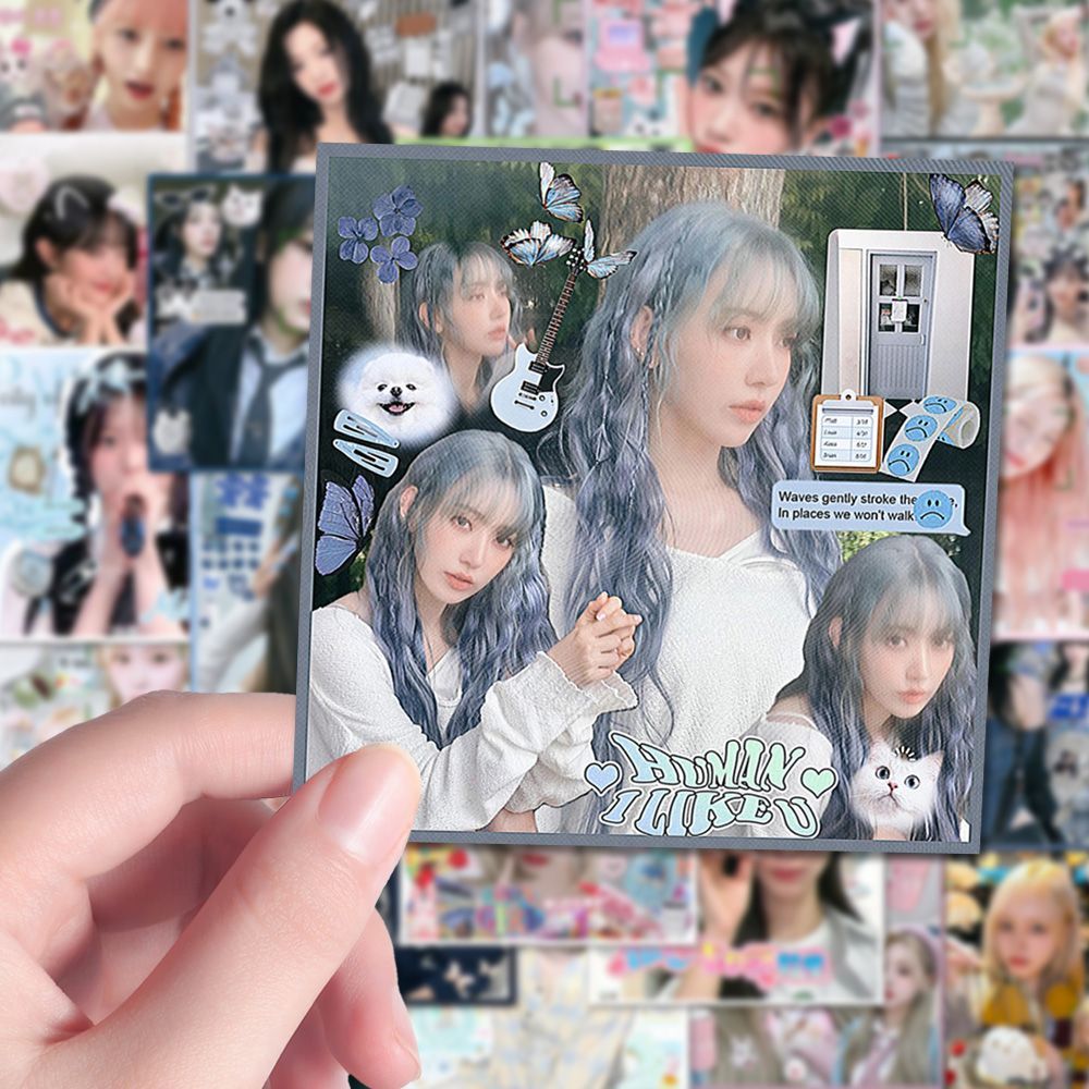 160张Kpop女团贴纸ins风