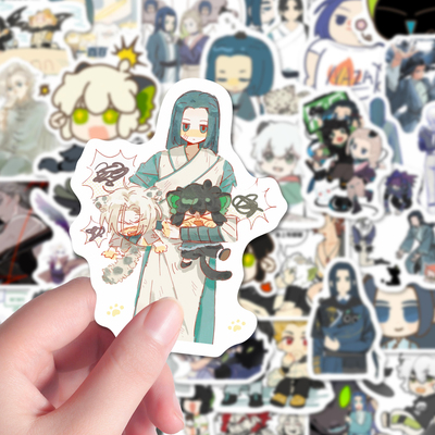 114张罗小黑战记2贴纸鹿野无限罗小黑卡通动漫周边贴画diy手机壳