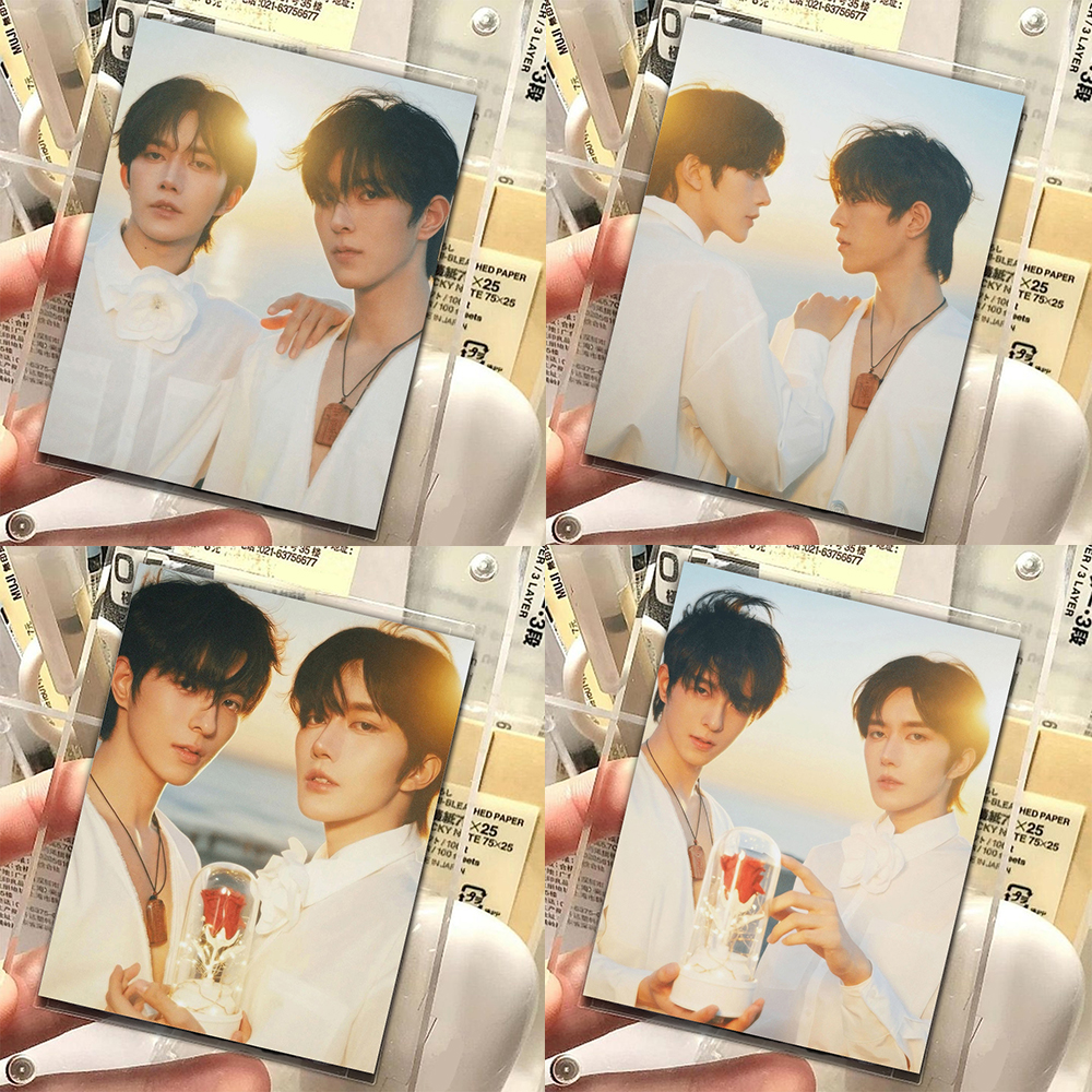 黄星邱鼎杰小卡海边垂涎氛围感高颜值星有千千杰应援物料卡片收藏