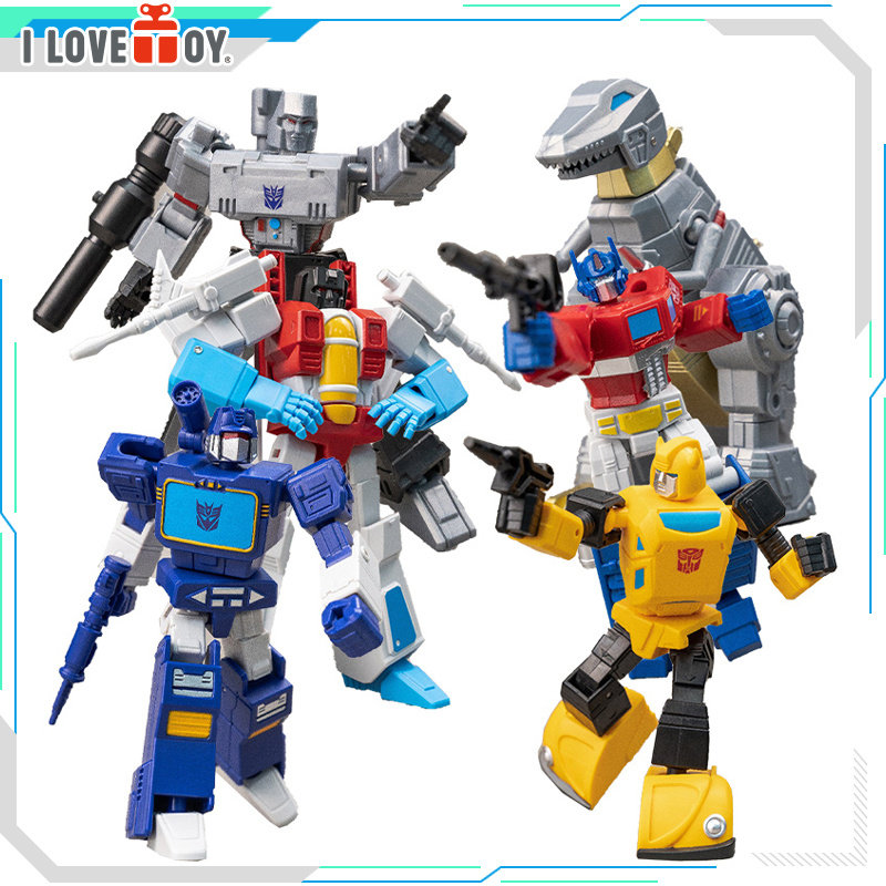 ilovetoy yolopark 变形金刚g1 擎天柱威震天声波钢索 预组装模型