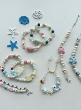 新款ins风海螺星星陶瓷手链