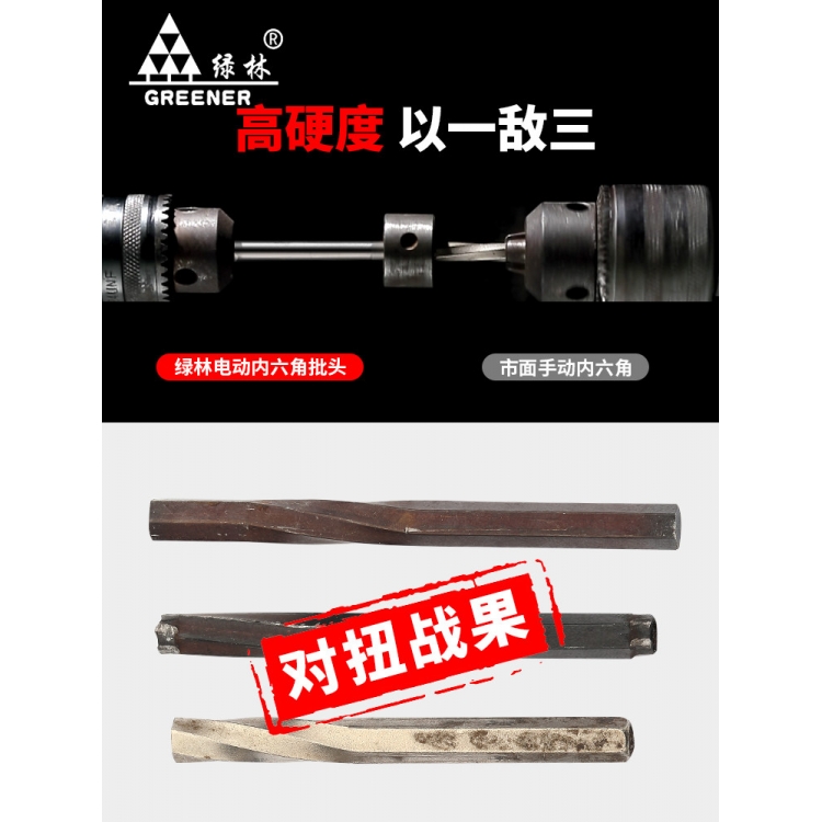绿林内六角批头披头扳手