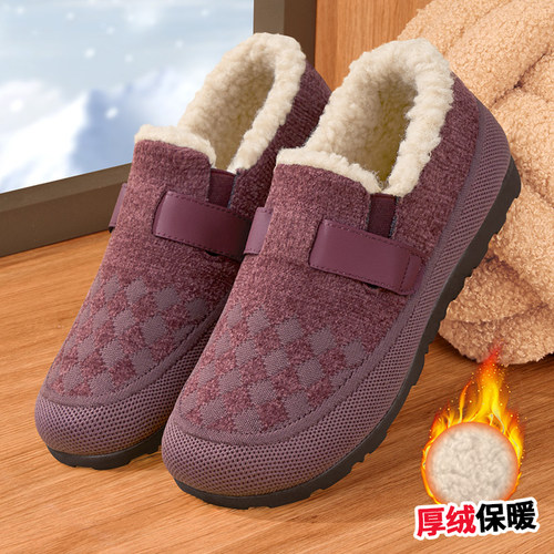 豆豆鞋女加绒保暖休闲防寒