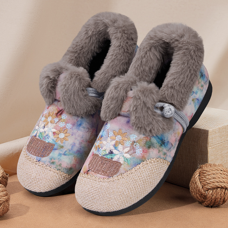 老北京布鞋女2025新款冬季加绒