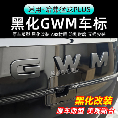 26款猛龙Plus黑化后门车标装饰