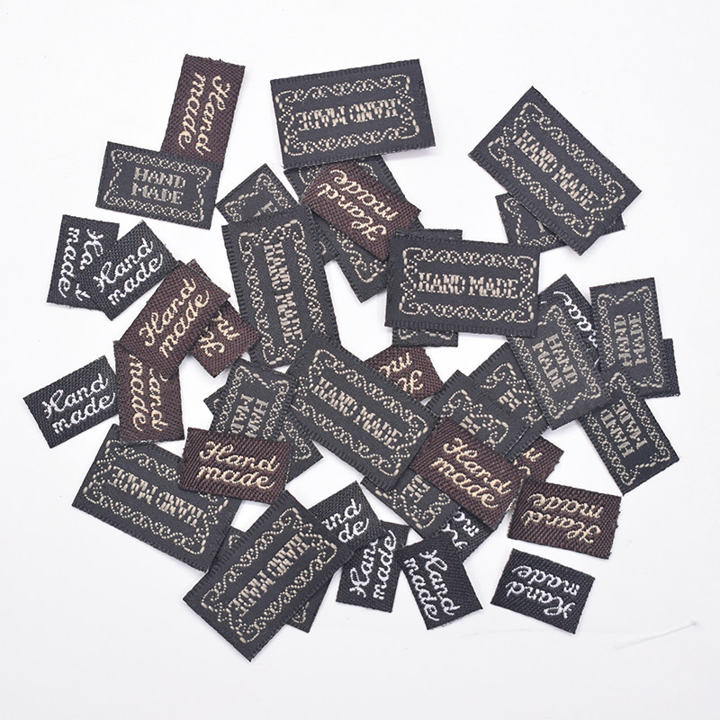 100片经典字母布标背贴布贴商标织唛diy手工饰品配件发夹发饰材料,纺织面料/辅料/配套,印唛/织唛,淘宝优惠券,粉丝福利购,淘宝优惠卷