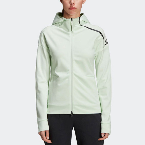 Adidas阿迪达斯女子外套 ZNE Hoody 运动夹克 连帽休闲外套