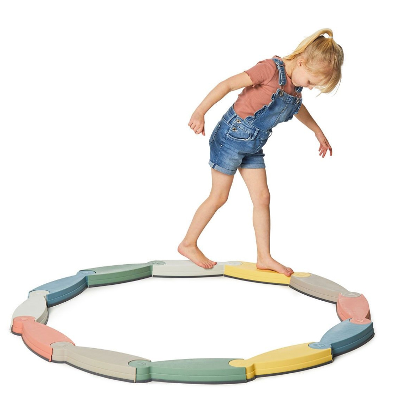 丹麦Gonge北欧河石7件套幼儿平衡感统训练