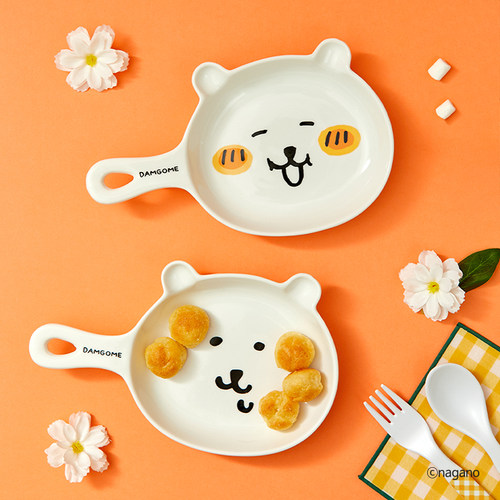 自嘲熊碟子组合2P盘子