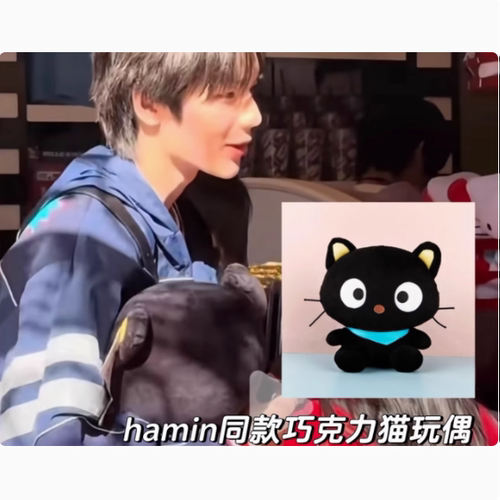 hamin河民同款巧克力猫挂件