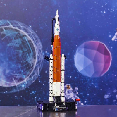 机械组NASA Artemis太空发射系统航天火箭男孩拼装积木玩具42221
