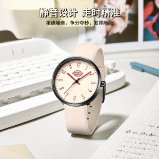 Dickies手表女学生初高中女生静音石英表只看时间公务员考试专用