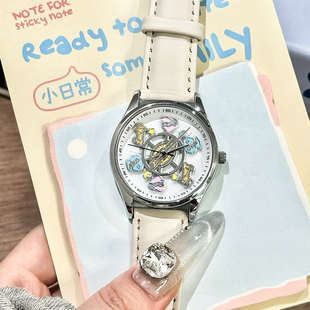 Dickies手表女生幸运摩天轮初高中女款 高颜值学生石英表生日礼物