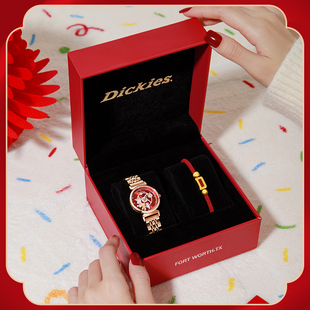 Dickies手表女款女生2026本命年马年生日情人节礼物女士石英表