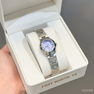 Dickies手表女款 轻奢小众女简约学生石英表碎冰紫高级感生日礼物