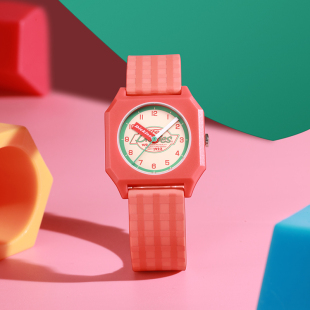 Dickies手表女学生初高中多巴胺小方表运动石英表生日礼物CL 530