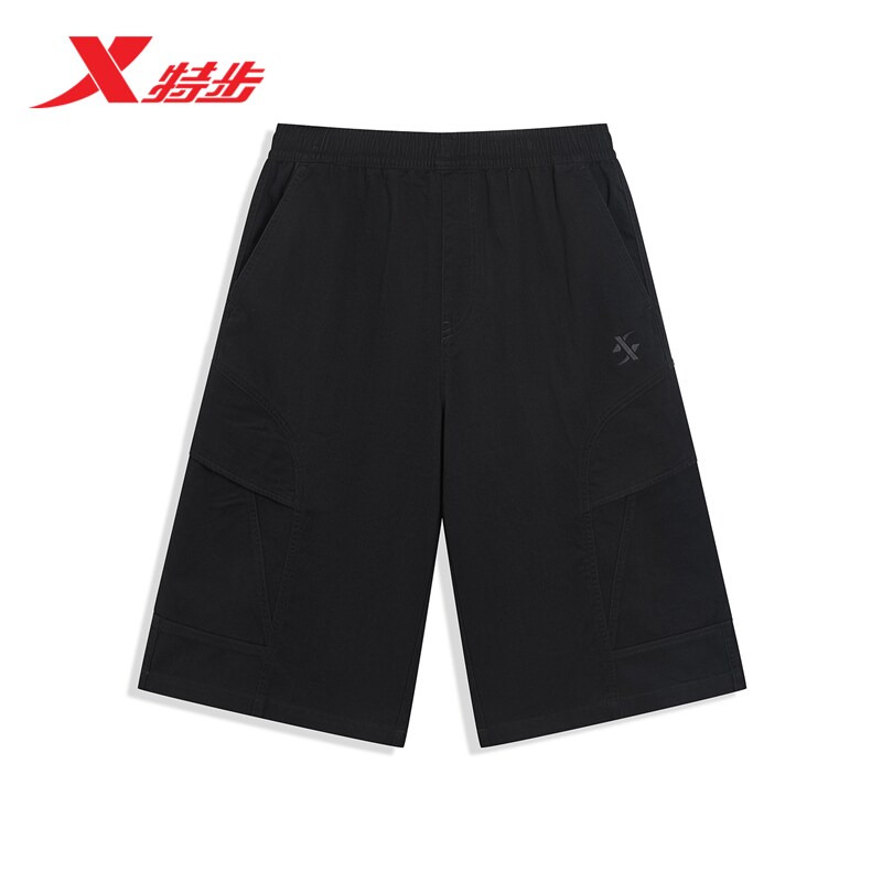 特步XDNA-极光俱乐部 | 运动裤男夏季潮流平口七分裤9742