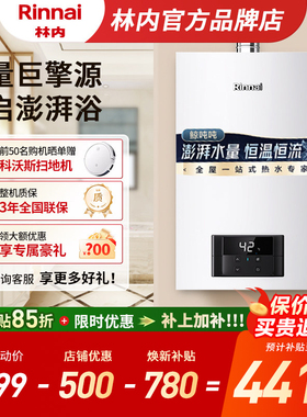 【鲸吨吨】林内燃气热水器家用恒温密闭稳燃20/24升JSQ40-GC21