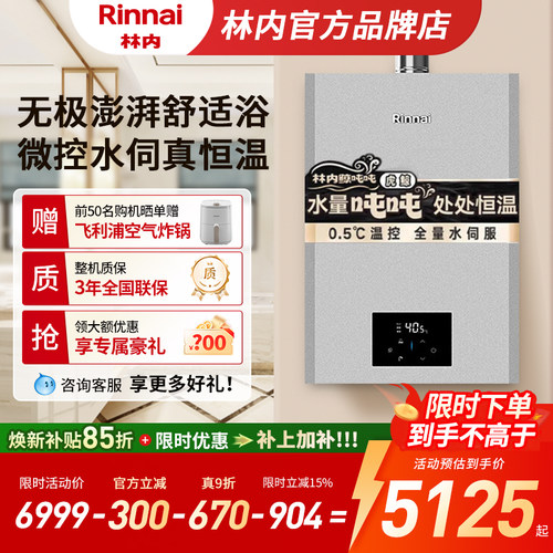 林内燃气热水器20升24升GD72
