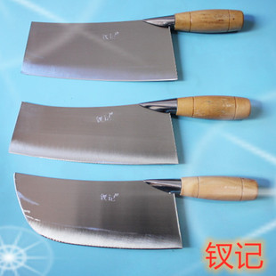 钗记刀菜刀木柄刀卖猪羊牛肉切片刀木柄家用铁刀酒店厨房用刀刀棍