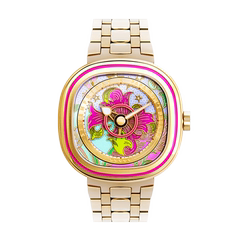 【新年礼物】SEVENFRIDAY七个星期五PDP石英手表钢带女士款C2/01